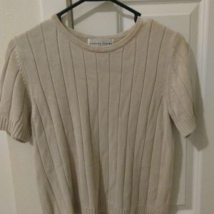 Beige Sweater Shirt